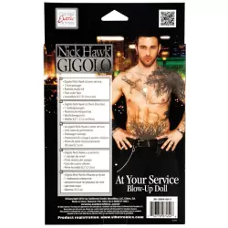 Эротическая надувная кукла Nick Hawk