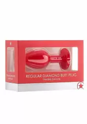 Анальная пробка с кристаллом Regular Diamond Butt Plug (Medium)