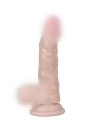 Реалистичный фаллоимитатор REAL с мошонкой на присоске и трусиками для страпона, PVC, 1