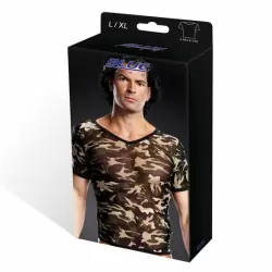 Камуфляжная футболка BlueLine из сетки – L/XL