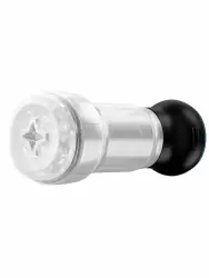 Набор Kiiroo: мастурбатор Feel Pocket Stroker Crystal + интерактивная насадка PowerBlow, с эффектом всасывания
