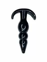 Набор анальных пробок для новичков Onyx bliss OnOna, с анатомическим контуром, 4 размера, черный