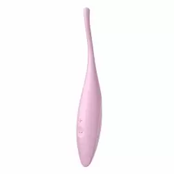 Точечный вибратор Satisfyer Twirling Joy, 17,8 см, силикон, розовый