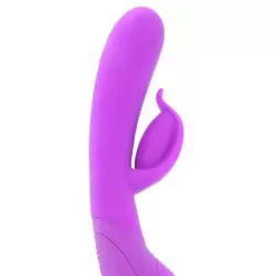 Вибромассажер Impress Dove со стимуляцией клитора – фиолетовый