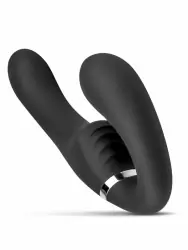 Безремневой вибрострапон Avery, с пультом Д/У, 22 см, 10 режимов, силикон, черный