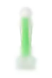 Фаллоимитатор, светящийся в темноте. Beyond By Toyfa Dick Glow. Силикон, прозрачно-зелёный, 18 см.