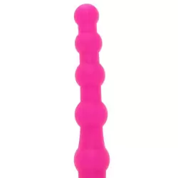 Мужской страпон Beaded Dual Penetrator - Pink