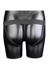 Страпон (фаллопротез) с ребристой подкрученной фактурой без мошонки - 8'' / 20 см