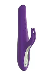 Перезаряжаемый вибромассажер Ovo J3 с клиторальным стимулятором - фиолетовый