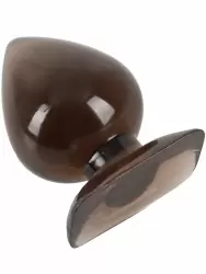 Каплевидная анальная пробка Anal Drops Big-Plug, 13 см, ПВХ, черный