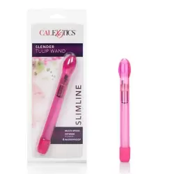 Мультискоростной вибромассажер Slender Tulip Wand – розовый