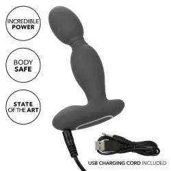 Массажер простаты California Exotic Novelties ECLIPSE ROTATOR PROBE, с ротацией, 12,75 см, серый