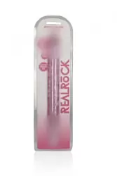 Реалистичный фаллоимитатор Shots toys, 45 см, двусторонний, прозрачный розовый