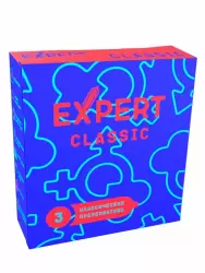 Гладкие презервативы EXPERT Classic, классические, 3 шт
