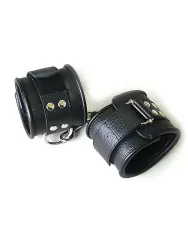 Наручники на липучке Sitabella соединенные съемным ремешком – черный