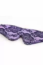 Кружевной набор маска и флоггер TOYFA Marcus – пурпурный