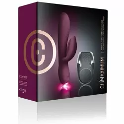 Подарочный набор для двоих Climaximum L'Amour: вибратор-кролик + эрекционное кольцо. 10 режимов вибрации, силикон