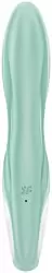 Надувающийся вибратор-кролик Satisfyer Air Pump Bunny 5, управление через приложение, 20,4 см, мятный