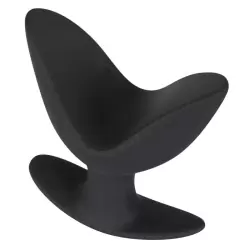 Раскрывающаяся анальная пробка Black Velvets – черный