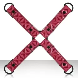 Фиксация крестообразная Sinful Hogtie – розовая
