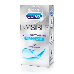 Презервативы Durex Invisible ультратонкие – 12 шт.