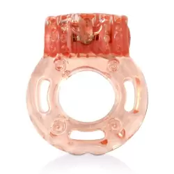 Кольцо на пенис Screaming O Touch Plus с вибрацией от прикосновения – оранжевый