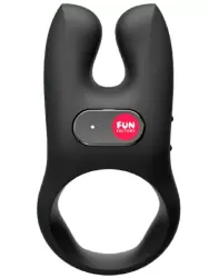 Эрекционное виброкольцо Fun Factory NOS, 2 мотора, 4 скорости, черное