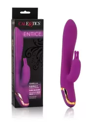 Вибромассажер со стимуляцией клитора Entice Isabella – малиновый