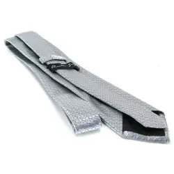 Фиксация Christian Grey’s Silver Tie в виде галстука – серебристая