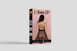 Эротическое платье Castalia Amor El S/M черное