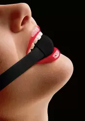 Кляп из резины Elastic Ball Gag - Black