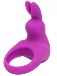Эрекционное виброкольцо Happy Rabbit, диаметр 3,17 см, 9 режимов, фиолетовое