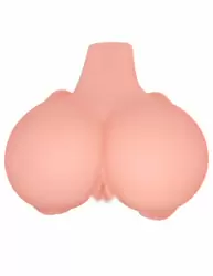 Реалистичный мастурбатор Baile Crazy Bull Vagina and Anal, вагина-анус догги-стайл, 21 см, 5 скоростей, телесный