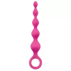 Анальная цепочка Perles D'Lux короткая – розовая