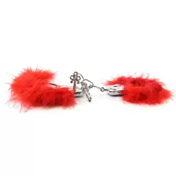 Наручники Feather Love Cuffs – красные