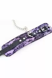 Кружевные наручники TOYFA Marcus – пурпурный