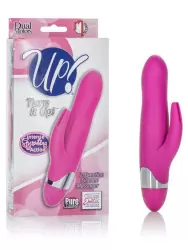 Многофункциональный вибромассажер двойного воздействия Turn It Up! – розовый