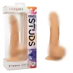 Реалистичный фаллоимитатор на присоске SILICONE STUDS 6 IVORY