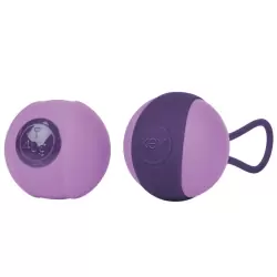 Набор из 2-х вагинальных шариков разного веса Stella I - Lavender