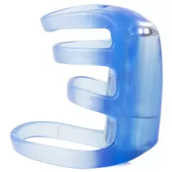 Эрекционная сетка для пар Couple's Pleasure Cage с вибрацией – голубой