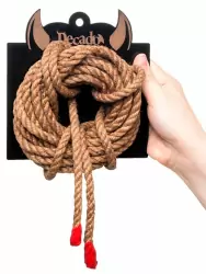 Веревка для фиксации Pecado BDSM, профи-джут, 5 м