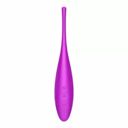 Точечный вибратор Satisfyer Twirling Joy, 17,8 см, силикон, фуксия