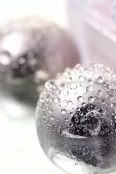 Металлические вагинальные шарики TOYFA диаметром 2 см - серебристый