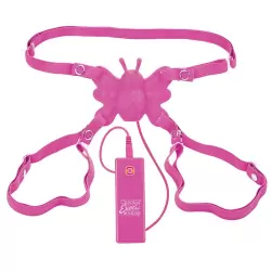 Стимулятор клитора Posh Butterfly Lovers - розовый