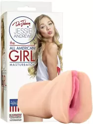 Реалистичный мастурбатор вагина Jessie Andrews – телесный