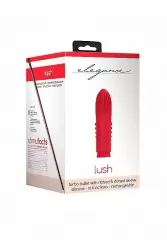 Турбо перезарежаемая вибропуля Lush (красная)