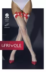 Чулки медсестры в сетку с бантиками (Sense)