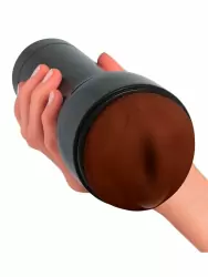 Реалистичный мастурбатор Kiiroo Feel Generic, 22,4 см, ТПЭ, темно-коричневый