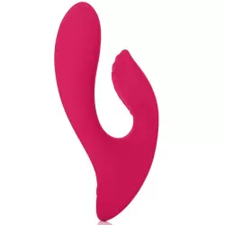 Вибромассажер с рельефным стимулятором клитора Silhouette S17 – красный