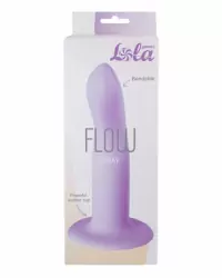 Нереалистичный фаллоимитатор на присоске Flow Stray, фиолетовый